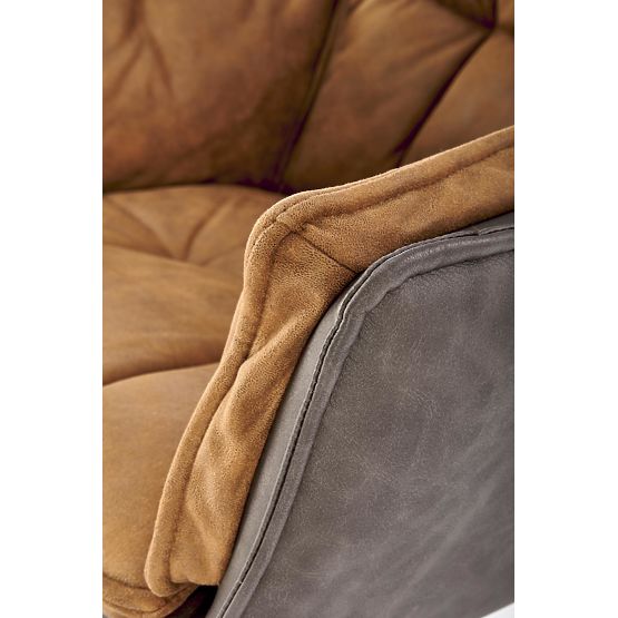 Chaise K523 marron / marron foncé (1p=2pcs)