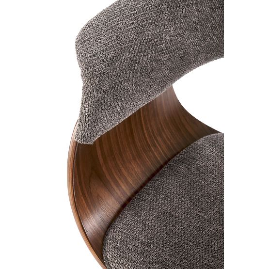 Chaise K545 gris / noyer (1p=1pc)