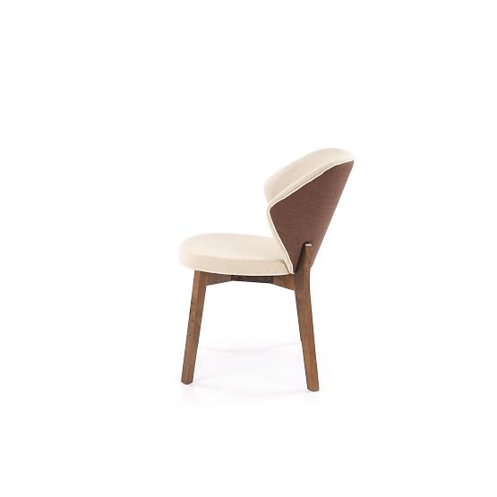 Chaise K583, noyer / marron / beige (1p=2pcs)