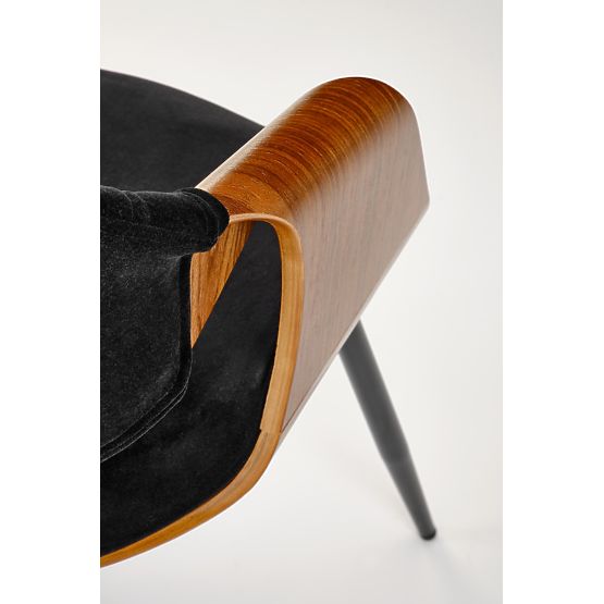 Chaise K586, noyer / noir (1p=1pc)
