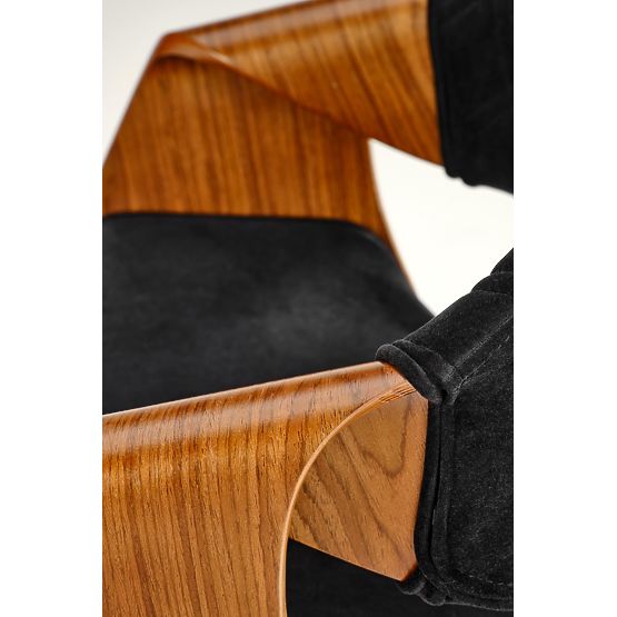 Chaise K586, noyer / noir (1p=1pc)