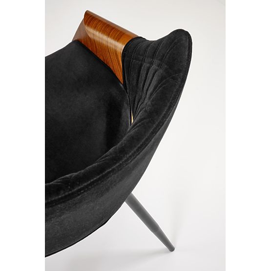 Chaise K586, noyer / noir (1p=1pc)