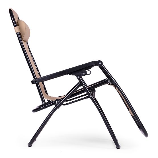 Chaise longue de jardin avec dossier réglable ZERO GRAVITY ModernHome - beige