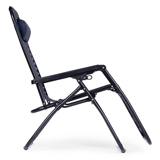 Chaise longue de jardin avec dossier réglable ZERO GRAVITY ModernHome - bleu