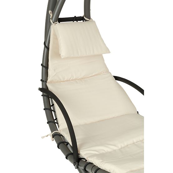 Chaise longue de jardin balançoire fauteuil suspendu panier ModernHome