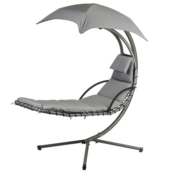 Chaise longue de jardin balançoire fauteuil suspendu panier ModernHome