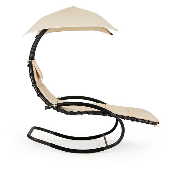 Chaise longue de jardin à bascule hamac de jardin