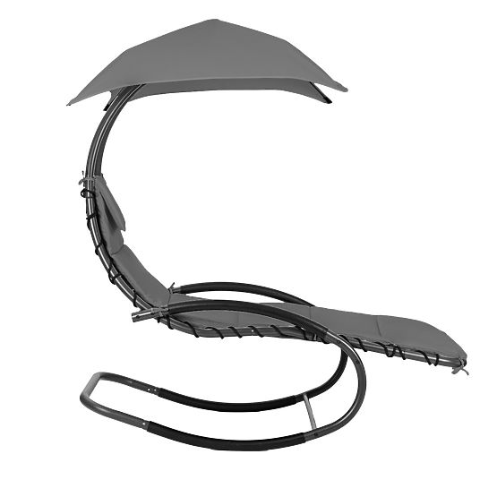 Chaise longue de jardin, chaise longue à bascule, hamac de jardin à bascule