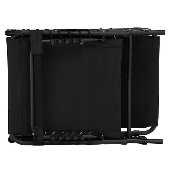 Chaise longue de jardin pliable réglable FENIKS noire