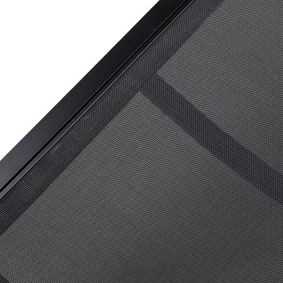 Chaise longue de jardin Shelly réglable, aluminium, graphite