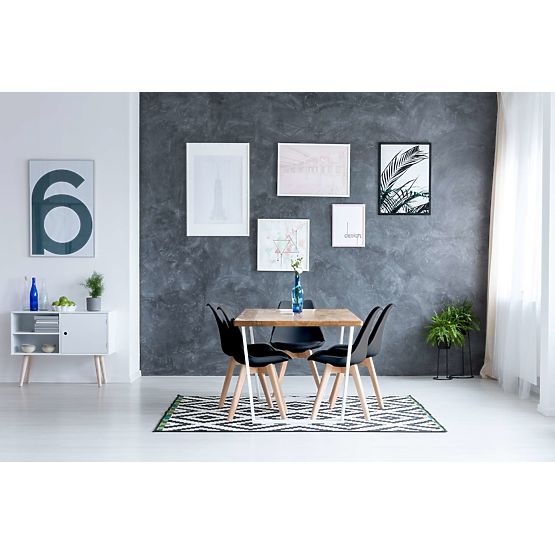 Chaise moderne Nantes DSW noire