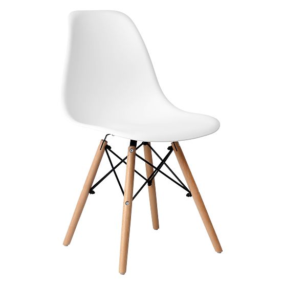 Chaise moderne Paris DSW blanche