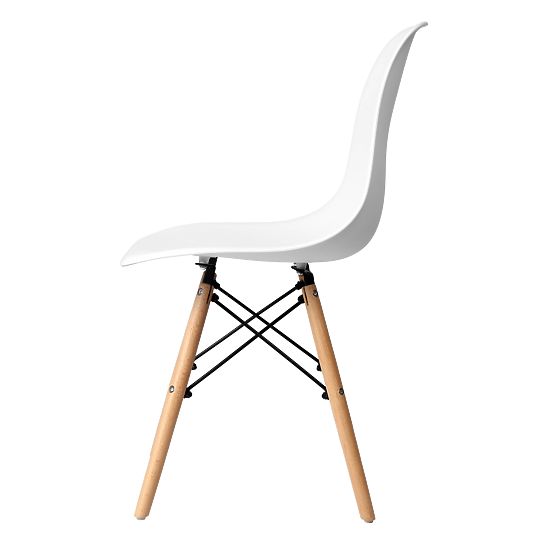 Chaise moderne Paris DSW blanche