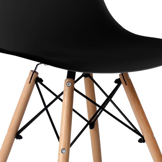 Chaise moderne Paris DSW noire