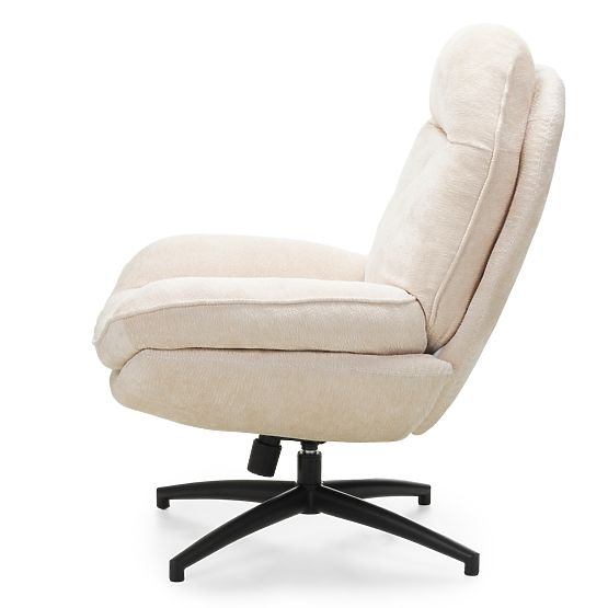 Chaise pivotante avec repose-pieds Verano beige