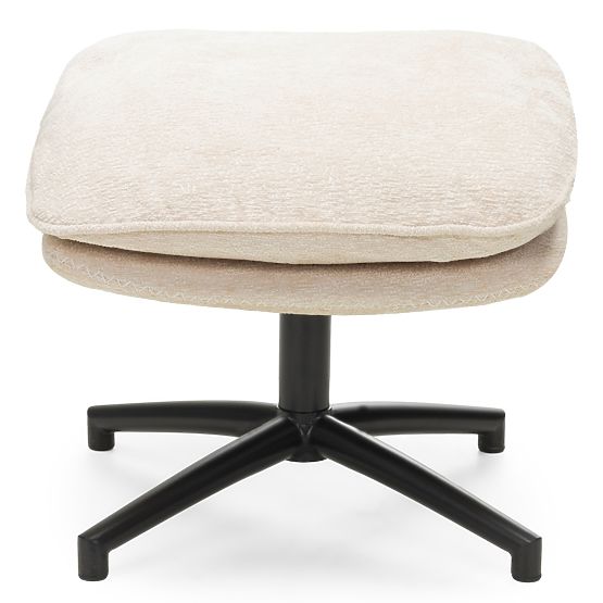 Chaise pivotante avec repose-pieds Verano beige