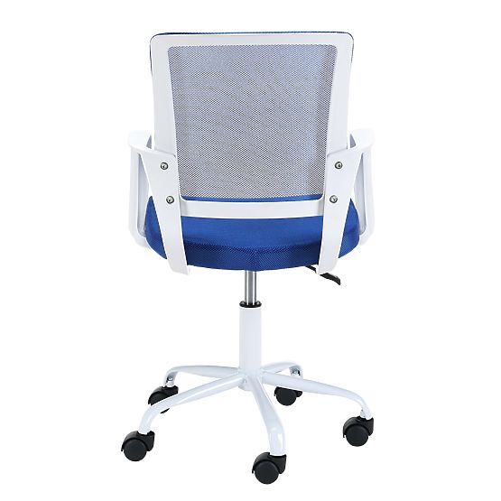 CHAISE PIVOTANTE FD-6 BLANC / BLEU