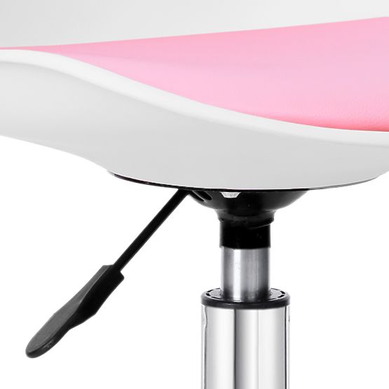 Chaise pivotante Grover blanc-rose