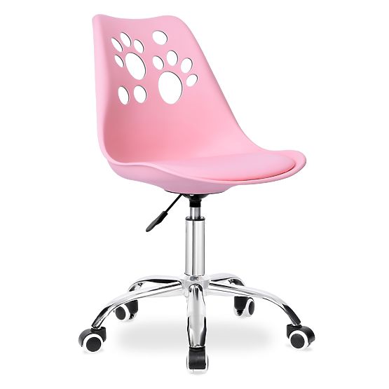 Chaise pivotante Grover rose