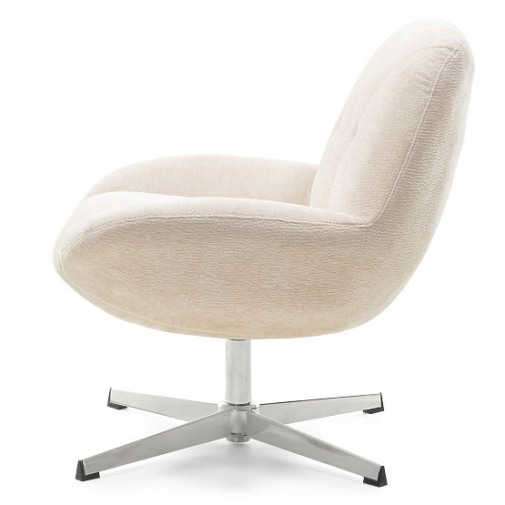 Chaise pivotante Lunno beige