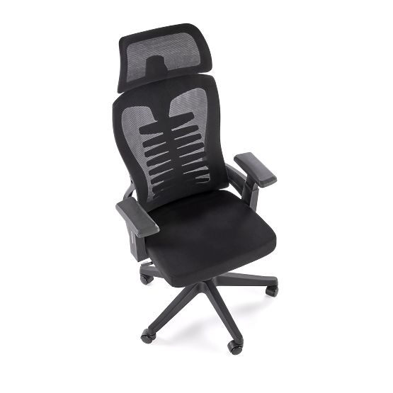 Chaise pivotante POLON noire (1p=1 pièce)