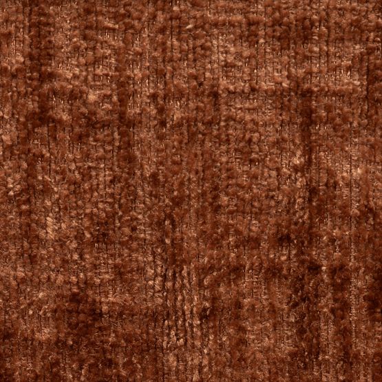 Chaise pivotante Rumble cuivre, forme arrondie