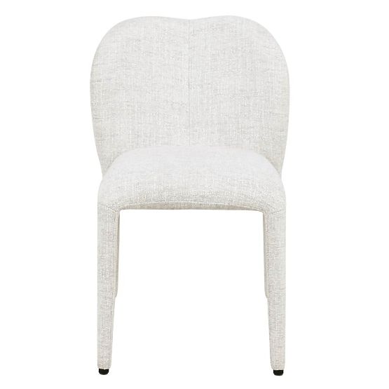 Chaise rembourrée Asan, beige-gris