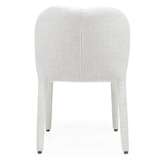 Chaise rembourrée Asan, beige-gris