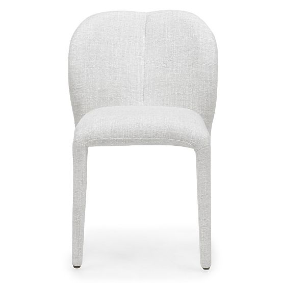 Chaise rembourrée Asan, beige-gris