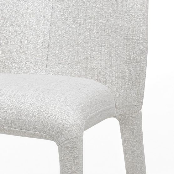Chaise rembourrée Asan, beige-gris