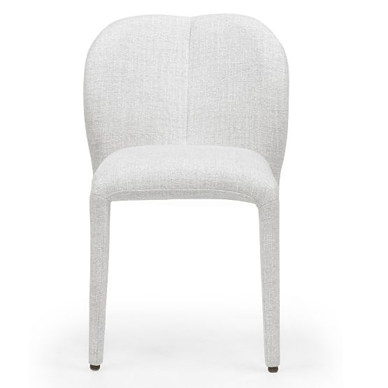 Chaise rembourrée Asan, beige-gris