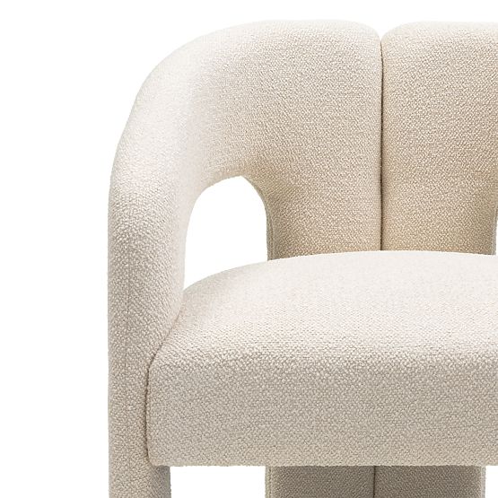 Chaise rembourrée Castelo beige