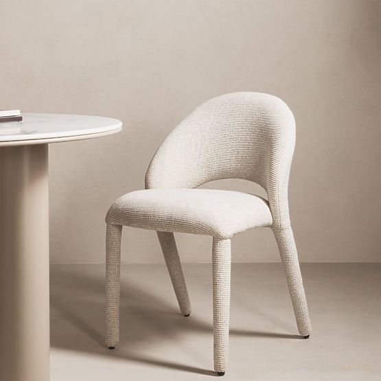 Chaise rembourrée Ella beige