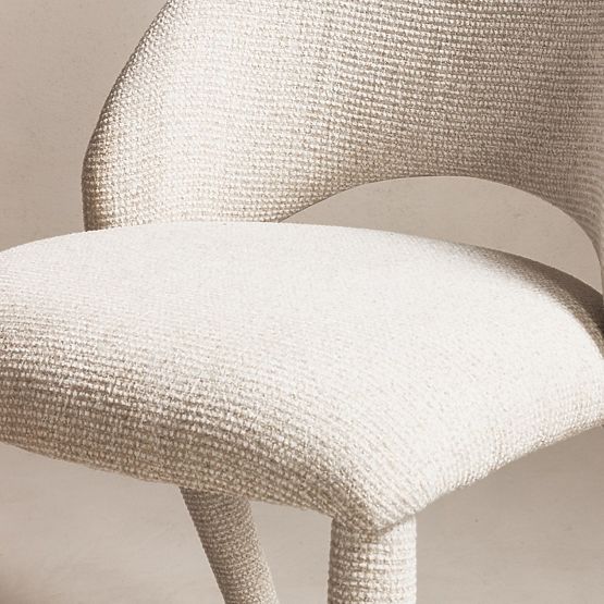 Chaise rembourrée Ella beige