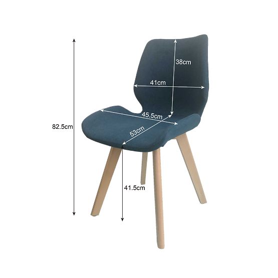 CHAISE SJ.0159 BLEUE