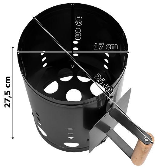 Cheminée d'allumage de barbecue KORTEN