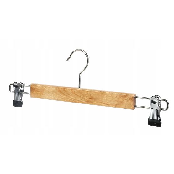 Cintre en bois pour jupes 1 pièce naturel