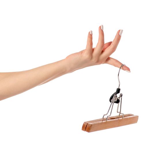 Cintre en bois pour pantalons