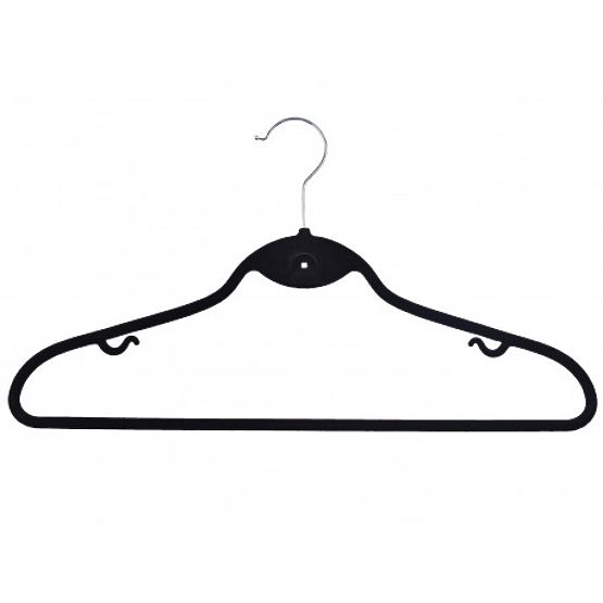 Cintre en velours Roxi ensemble de 10 pièces noir