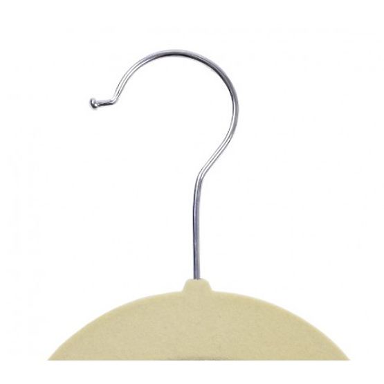 Cintres en velours Maxi set de 10 pièces - beige