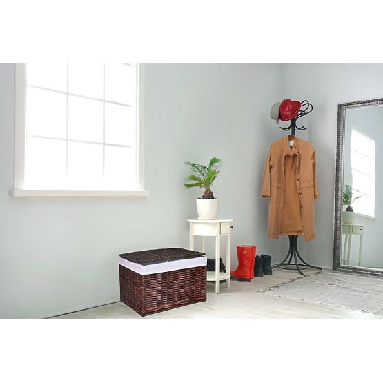 Coffre en osier marron 160 L