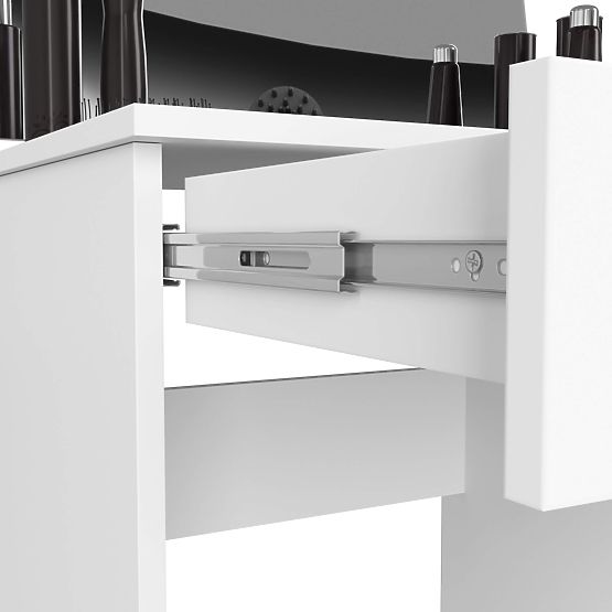 COIFFEUSE AVEC MIROIR CLP P-2/SL 900x600 DROITE PK BLANCHE