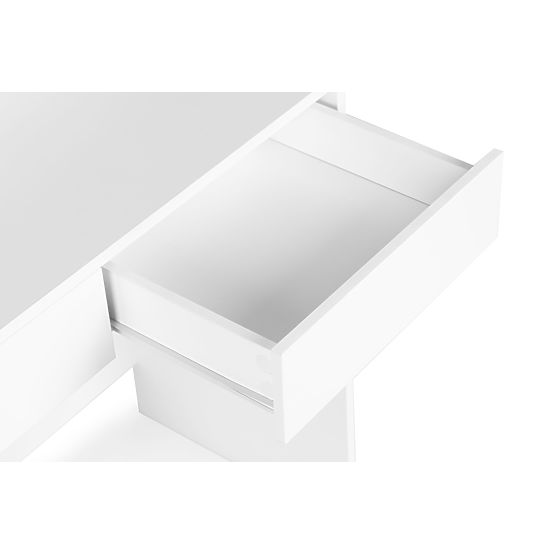 Coiffeuse avec miroir et éclairage LED 3 couleurs réglage de la luminosité ModernHome
