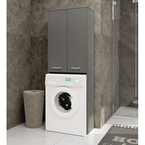 COLONNE DE SALLE DE BAIN FIN 180 POUR MACHINE À LAVER PLEINE 2D - GRIS