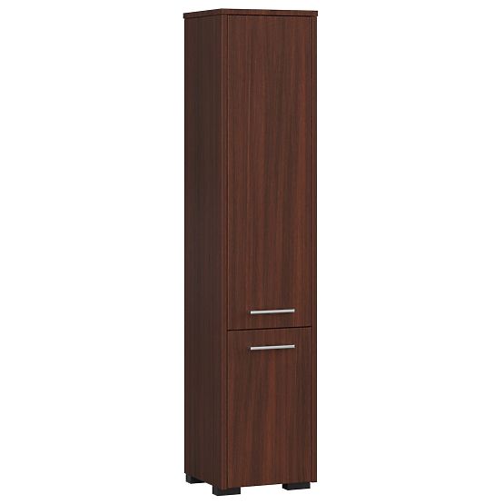 COLONNE DE SALLE DE BAIN FIN 2 PORTES 140cm WENGE