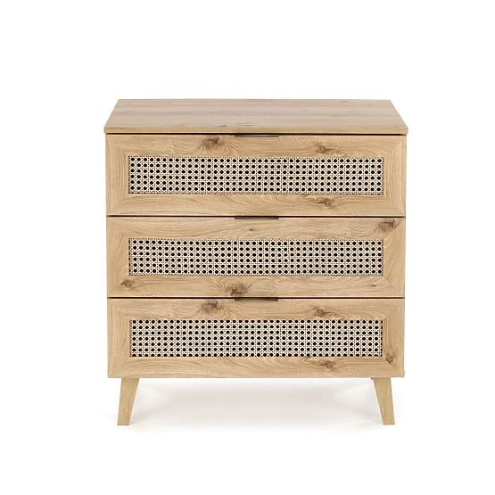 Commode BORNEO KM-2 chêne artisan/noir