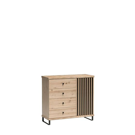 Commode CALI avec tiroirs, lamelles C5 artisan