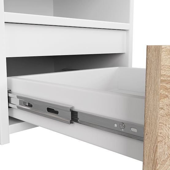 COMMODE CL1 PK BLANC / CHÊNE SONOMA