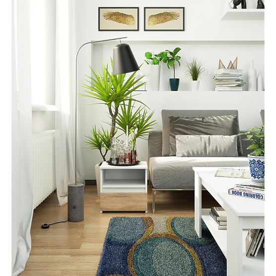 COMMODE CL1 PK BLANC / CHÊNE SONOMA