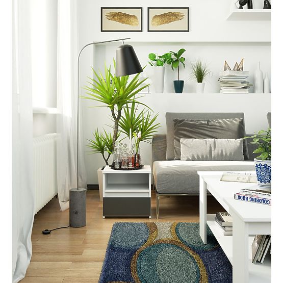 COMMODE CL1 PK BLANC / GRIS GRAPHITE